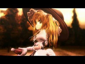 【Touhou 3D Movie】Reimu & Marisa no Danmaku Gokko【東方】