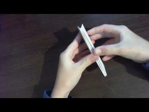 kaip iš popieriaus išlankstyti piniginę/ How to do: Paper wallet