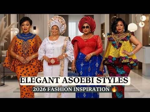 Elegant African Fashion Styles 2026 | Cape Flowing, Igbo, Yoruba, Mermaid & Skirt Blouse Styles