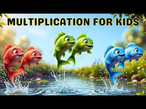 Learn Basic Multiplication for Kids | Multiplication through 3d animation | Fun Math Video | Rhymes