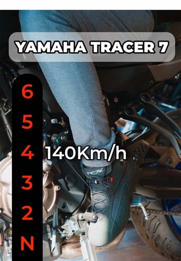 Vitesse max de la Yamaha Tracer-7 en Suisse