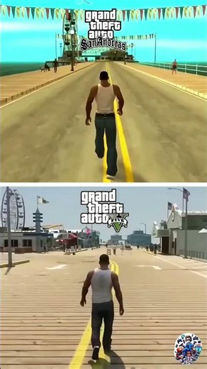 Exploring the Differences: GTA V vs GTA San Andreas #gta