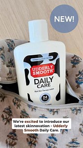 Introducing Udderly Smooth Daily Care – A rich skin therapy lotion that contains 2% Urea, an ingredient known for restoring dry and irritated skin . This dermatologist tested lotion feels silky going on, is fast absorbing and doesn’t leave behind a greasy residue. | Udderly Smooth®