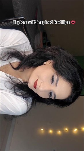 Taylor swift red lips makeup tutorial #taylorswiftfanpage #taylorswift #redlipstick #lipmakeuplook