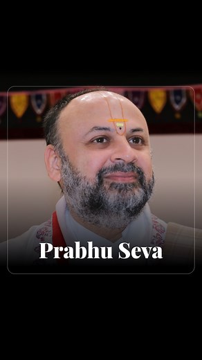92K views · 3.5K reactions | Amidst the chaos of life, Prabhu Seva guides our steps, bestowing purpose, harmony, and boundless love. Surrender to the rhythm of devotion and witness the transformative power of God's presence, illuminating every facet of existence. #god #krishna #seva #harmony | Goswami Shri Dwarkeshlalji Maharajshri | Facebook