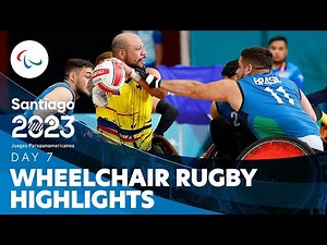 Wheelchair Rugby - Day 7 Highlights | Santiago 2023 Parapan American Games