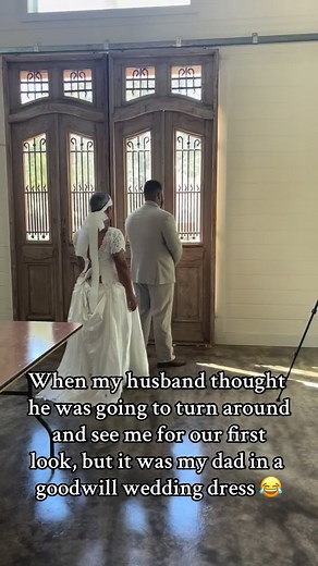 Hilarious First Look Prank with Goodwill Wedding Dress