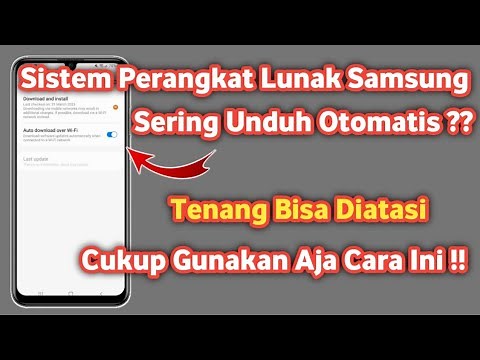 Cara menonaktifkan Update sistem Perangkat lunak Otomatis Hp samsung