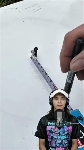 Genius trick to create perfect circle patterns on ceramic floors