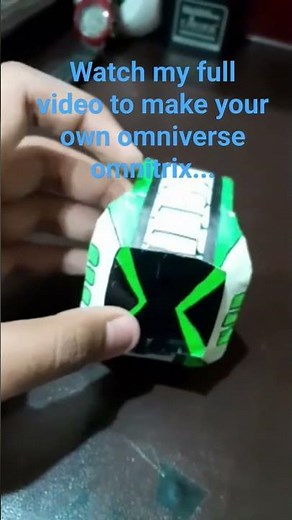 Watch my full video to make your own omniverse omnitrix #diy #benten #omnitrix #papercraft