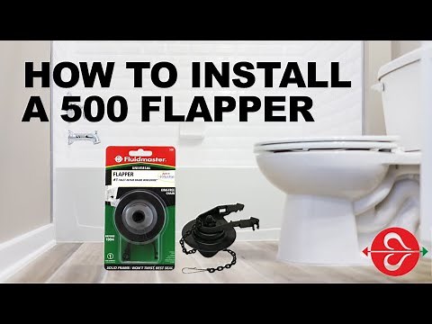 Fix Running Toilets of 3.5 gpf (made before 1994) with Fluidmaster's 500 Universal Toilet Flapper