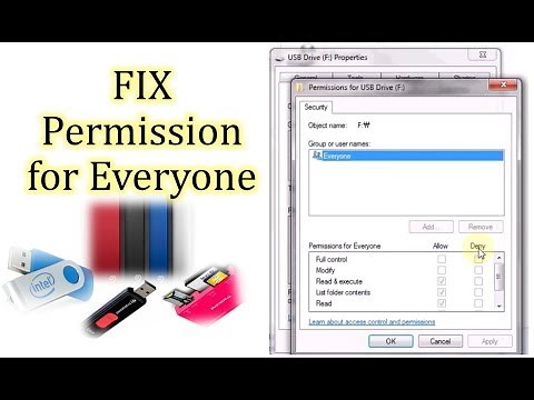 How to Fix Permission for Everyone on USB Drive, External Media