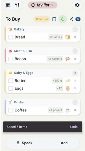 Still typing your shopping list? | Voice Grocery List