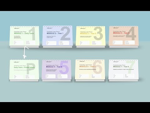 2021 Letter-join's Lesson Planners