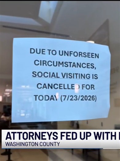 Over the last several weeks, public defenders in Washington County have been greeted by signs at the jail saying they cannot visit their clients. Public defender Toni Gonzalez says the problem started just before the Fourth of July. Gonzalez said staffing issues are to blame. Because of limited visitation hours, she told FOX 12 that clients have been stuck behind bars longer than necessary. Washington County Sheriff Caprice Massey told FOX 12 she knows staffing complications are impacting social