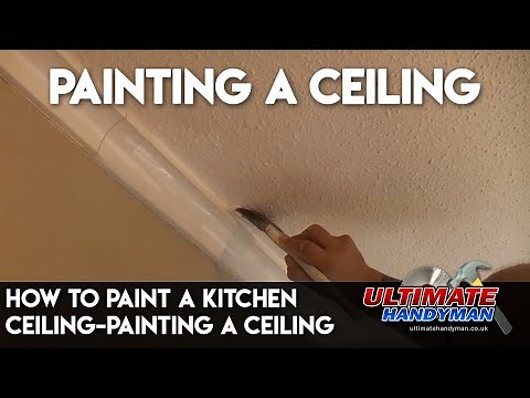 How To Paint a Kitchen Ceiling-Painting A Ceiling