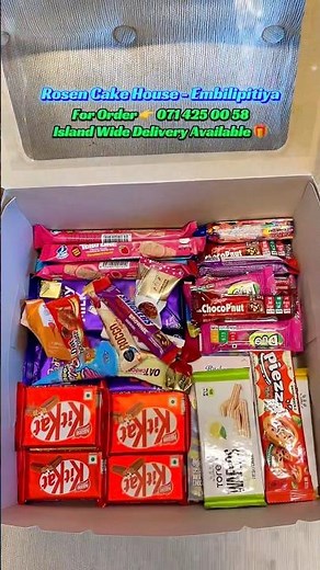 ආදරේට Chocolate Gift Box 1ක් 😍 #Birthday එක වෙනුවෙන් #gift #Chocolate #GiftBox #srilanka #gifts #wow