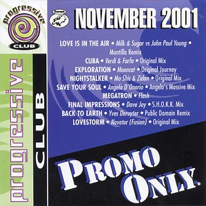 Various - Promo Only Progressive Club: November 2001