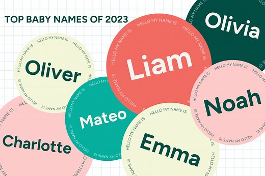 Here Are The Top 10 Most Popular Baby Names of 2023—And It Includes a New Boy's Name