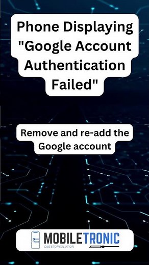 DIY Solution for Phone Displaying "Google Account Authentication Failed" #iphone #diyrepair