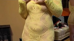 TRY ON HAUL Green fishnet dress |  Nudity, Sexually and Explicit Video on YouTube