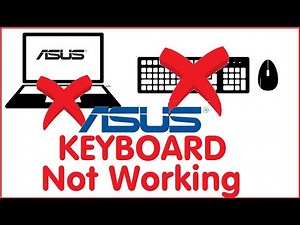 Fix Asus Keyboard NOT WORKING Laptop