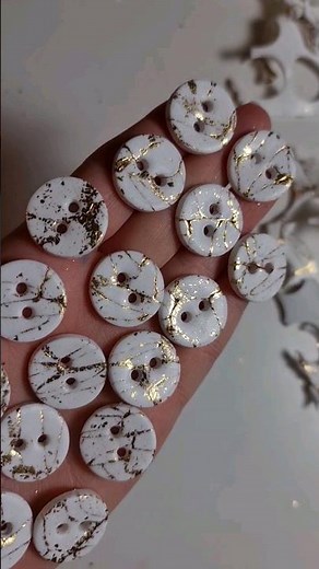 #shorts DIY Buttons polymer clay tutorial