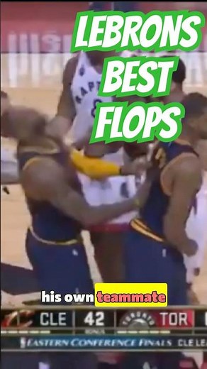 LeBron James Embarrasing FLOP #lebronjames #flop #flopping #nbagoat #lebron