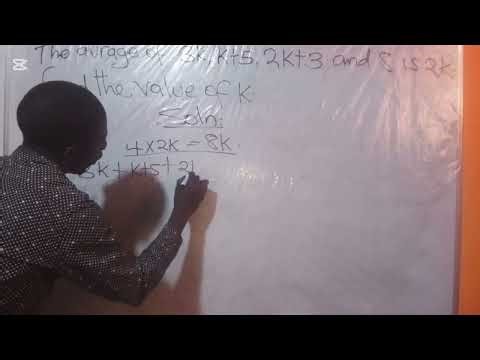 The simplest way of solving Averages.