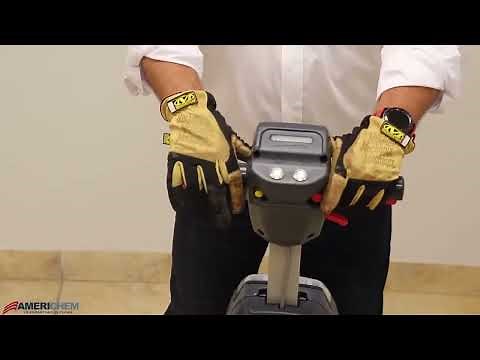 NaceCare 244NX Cordless Floor Scrubber – Compact, Powerful Cleaning in Action