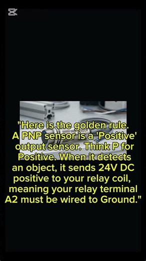 Stop Confusing PNP and NPN Industrial Sensors!#electrician #electricalcontrol#industrialelectrician