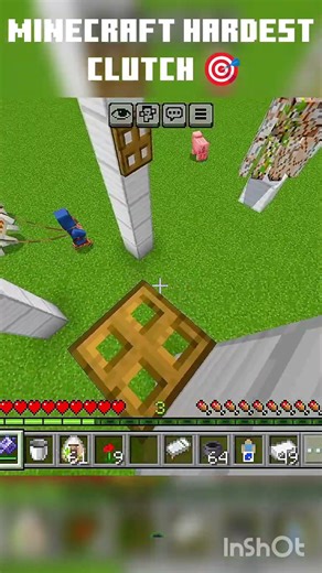 Best clutch ever 🤠 #minecraft #gaming #trending #viral #ytshorts
