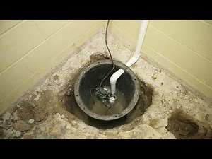 Basement - How deep is a sump pit?