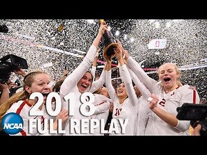 Nebraska v. Stanford: 2018 NCAA volleyball championships (Full replay)