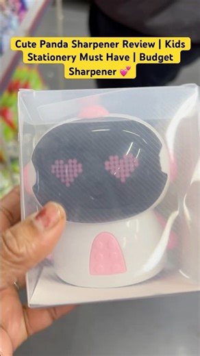 Cute Panda Sharpener Review | Kids Stationery Must Have | Budget Sharpener 💕 #penset #pencilholder