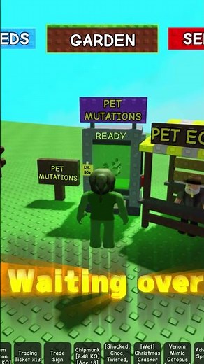 Level 500 Pet Mutation Grow a Garden #growagarden #gamingshorts