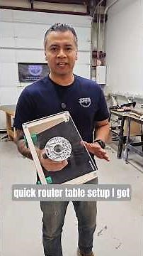 Designed so mounting and unmounting your trim router table is the easiest part of the job