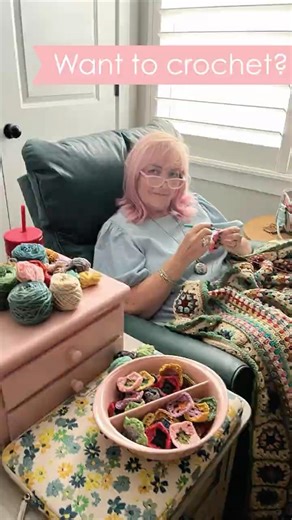 Want to Crochet? 🧶 Granny Square Along Book by Lori Holt | Preorder Now ✨