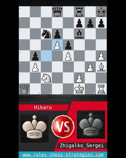 Hikaru Nakamura Crushes Sergei Zhigalko in a Brutal Short Chess Game