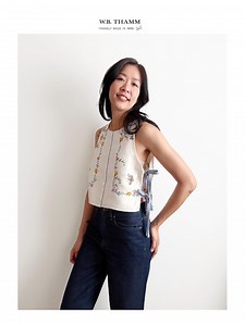 Hand Embroidered Tablecloth Bib Tank: 1960s Vintage Crop Top Size S/M - Etsy