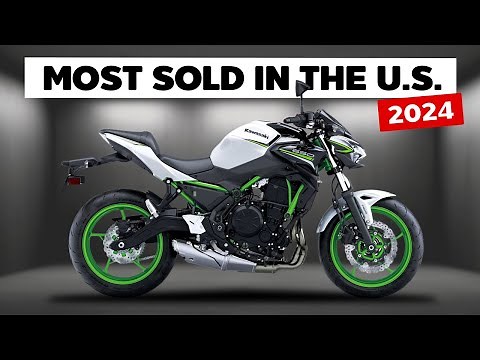 10 Most SOLD Motorcycle Models in the U.S. in 2024