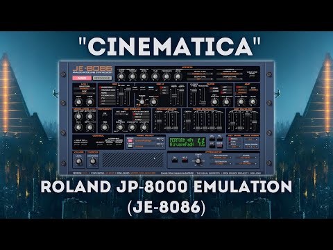 Roland JP-8000 Emulation (JE-8086) - "Cinematica" Soundset