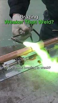 Brazing joins materials without melting #welding #engineering #brazing