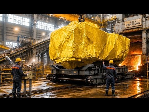 How Gold Is Made | Extracted from Mines, Processed in Industry & Transformed into Pure Gold Bars