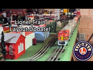 Postwar Lionel Train Layout Update! #lioneltrains #oscale #lionel