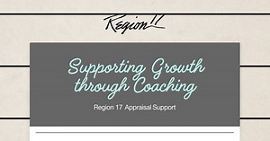 Supporting Growth through Coaching