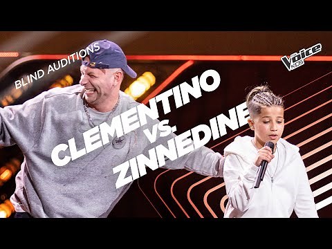 Zinnedine sfida Clementino in un freestyle | The Voice Kids Italy | Blind Auditions