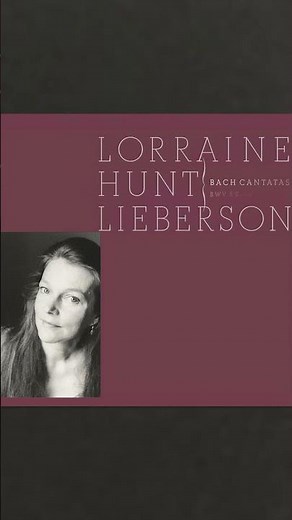 Lorraine Hunt Lieberson’s ‘Bach Cantatas BWV 82 and 199’ was released 20 years ago #shorts
