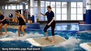 Durable Cheap Inflatable Floating Pool Yoga Board Fitness Mats DWF Inflatable Yoga Mat on Water