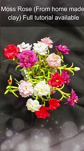 Moss Rose Using Cold Cold Porcelain